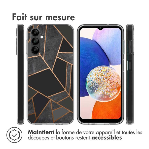 iMoshion Coque Design Samsung Galaxy A14 (5G/4G) - Black Graphic