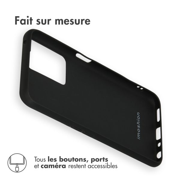 imoshion Coque Couleur Oppo Reno 9 (5G) / Pro (5G) - Noir