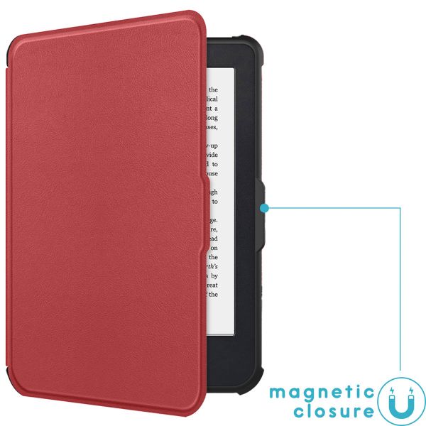 imoshion Slim Soft Sleepcover Kobo Clara 2E / Tolino Shine 4 - Rouge