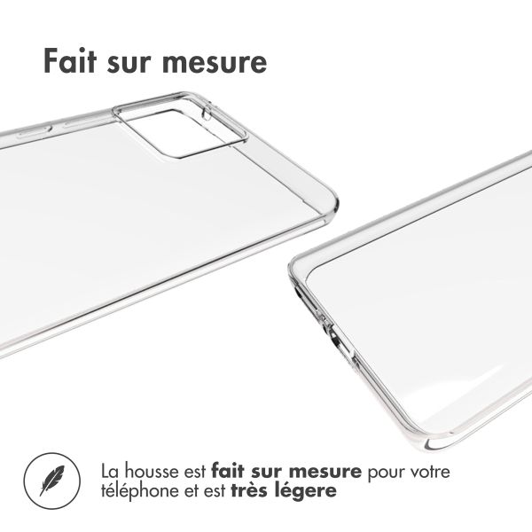 Accezz Coque Clear Motorola Edge 30 Fusion - Transparent