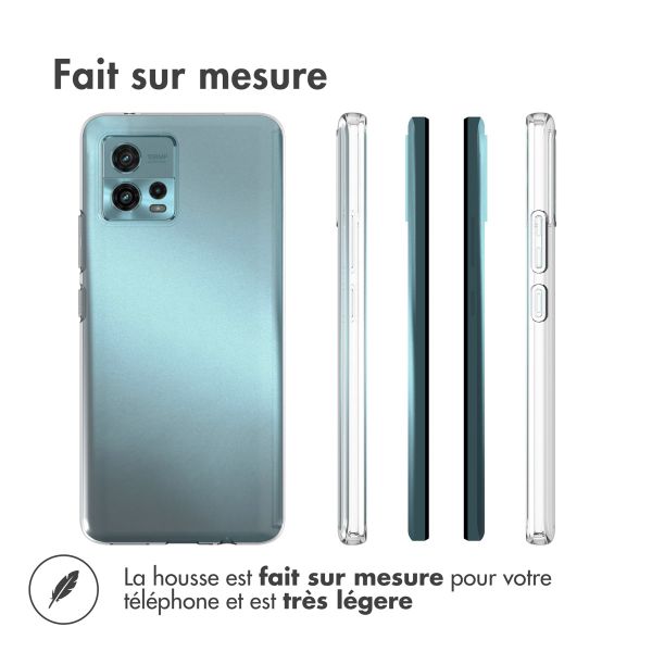 Accezz Coque Clear Motorola Moto G72 - Transparent