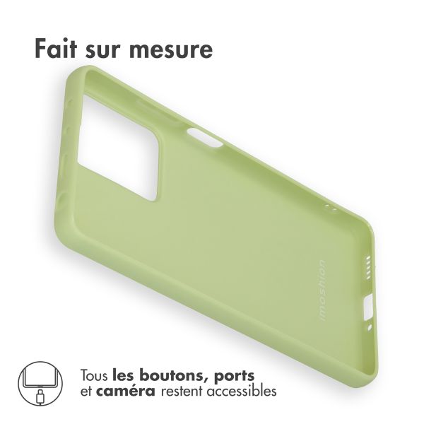 iMoshion Coque Couleur Xiaomi Redmi Note 12 Pro / Xiaomi Poco X5 Pro 5G - Olive Green