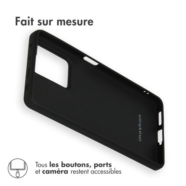 imoshion Coque Couleur Xiaomi Redmi Note 12 Pro Plus - Noir