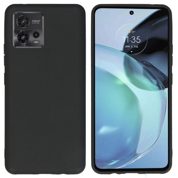 iMoshion Coque Couleur Motorola Moto G72 - Noir