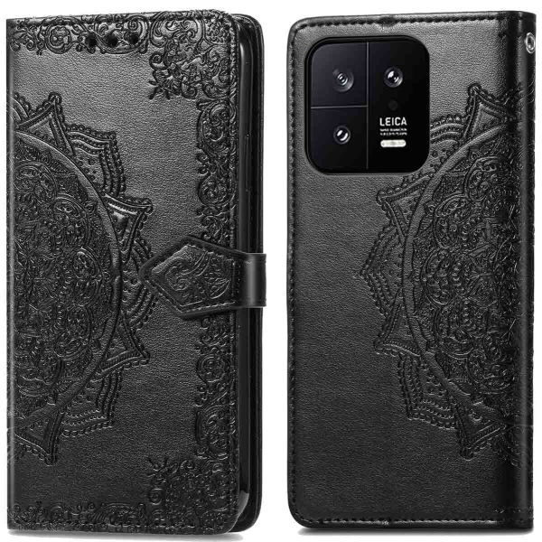 iMoshion Etui de téléphone portefeuille Mandala Xiaomi 13 - Noir