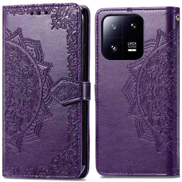 iMoshion Etui de téléphone portefeuille Mandala Xiaomi 13 Pro - Violet