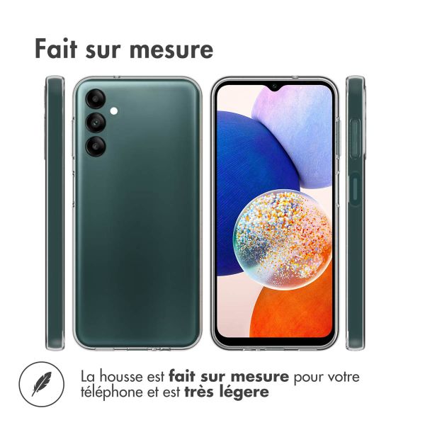 Accezz Coque Clear Samsung Galaxy A14 (5G/4G) - Transparent