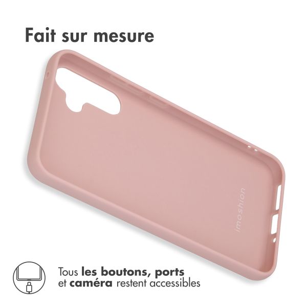 iMoshion Coque Couleur Samsung Galaxy A34 (5G) - Dusty Pink