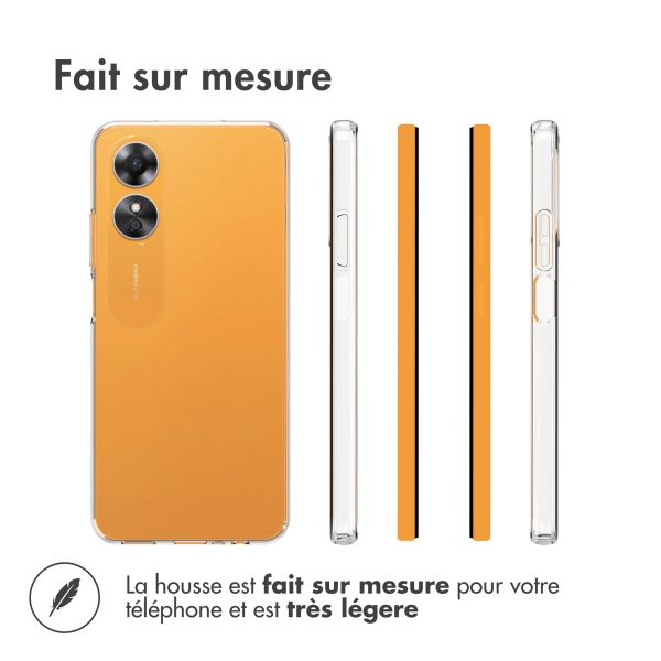 Accezz Coque Clear Oppo A17 - Transparent