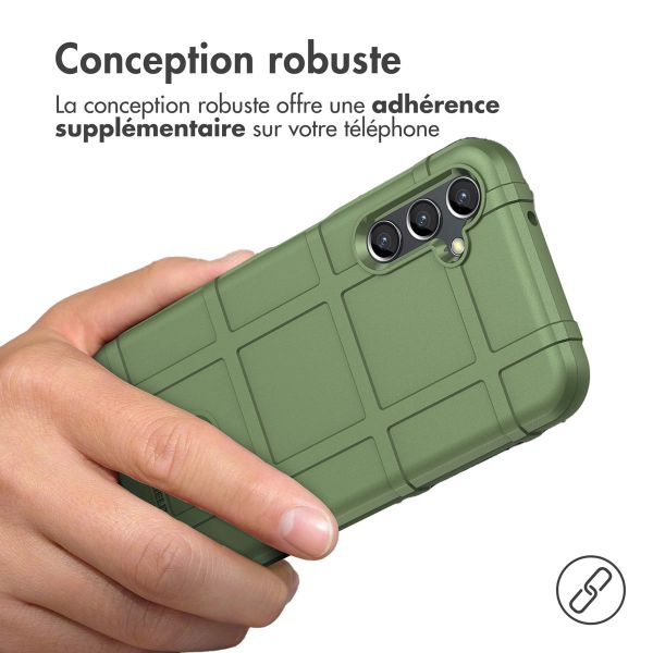 iMoshion Coque Arrière Rugged Shield Samsung Galaxy A14 (5G/4G) - Vert