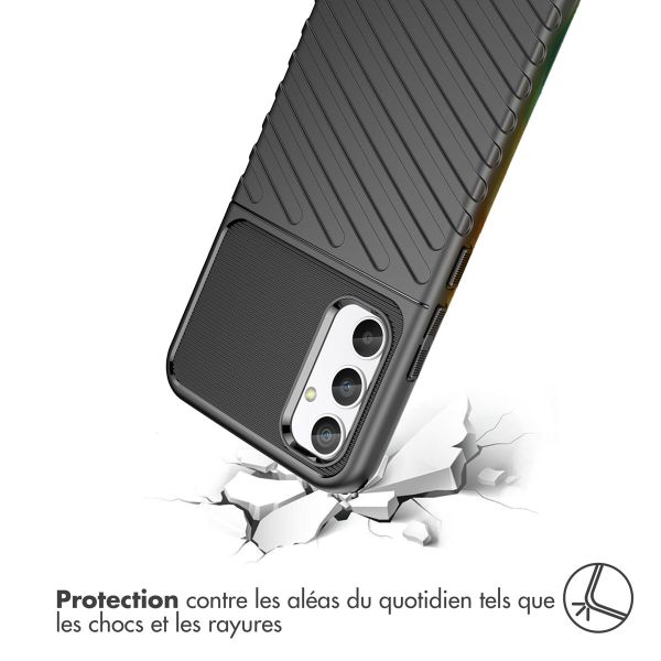 imoshion Coque Arrière Thunder pour Samsung Galaxy A34 (5G) - Noir