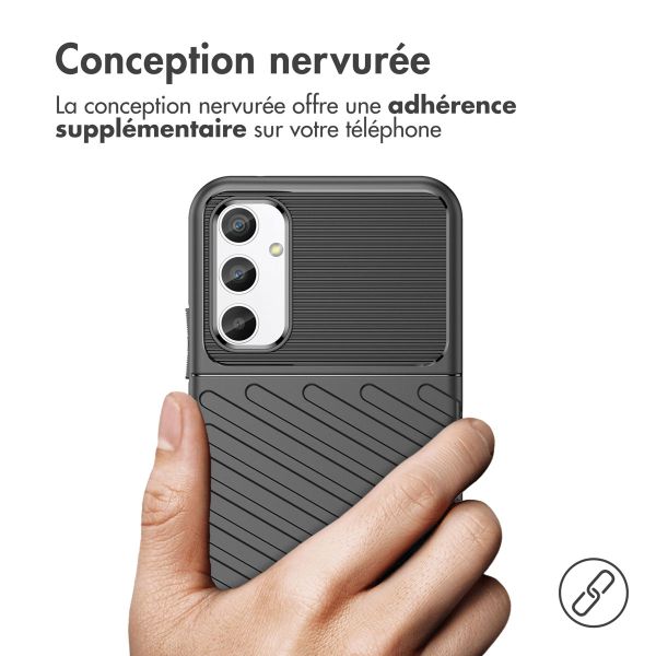 imoshion Coque Arrière Thunder pour Samsung Galaxy A34 (5G) - Noir