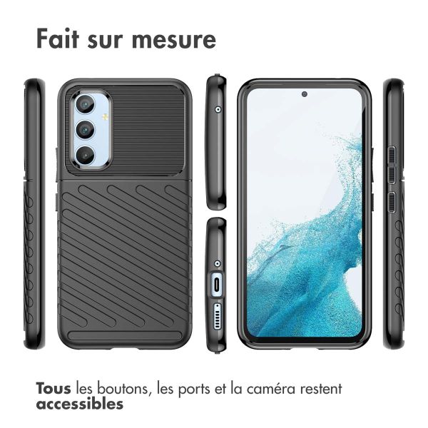 iMoshion Coque Arrière Thunder pour Samsung Galaxy A54 (5G) - Noir