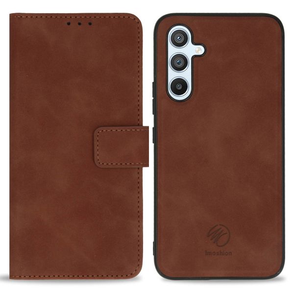 imoshion Etui de téléphone de type portefeuille de luxe 2-en-1 amovible Samsung Galaxy A54 (5G) - Brun