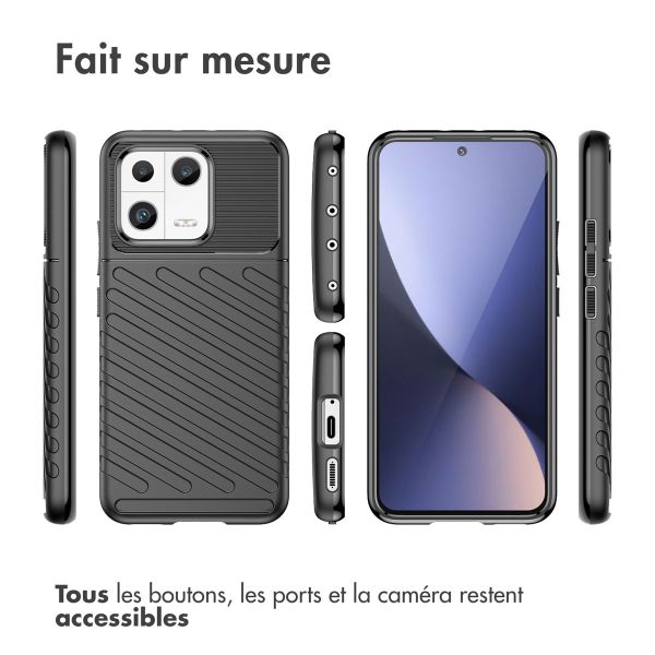 iMoshion Coque Arrière Thunder pour le Xiaomi 13 - Noir