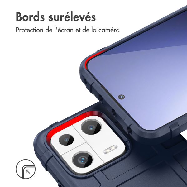 imoshion Coque Arrière Rugged Shield Xiaomi 13 - Bleu foncé