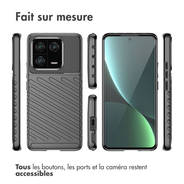 iMoshion Coque Arrière Thunder pour le Xiaomi 13 Pro - Noir