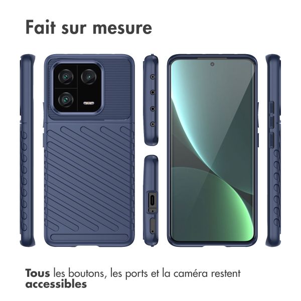 iMoshion Coque Arrière Thunder pour le Xiaomi 13 Pro - Bleu foncé