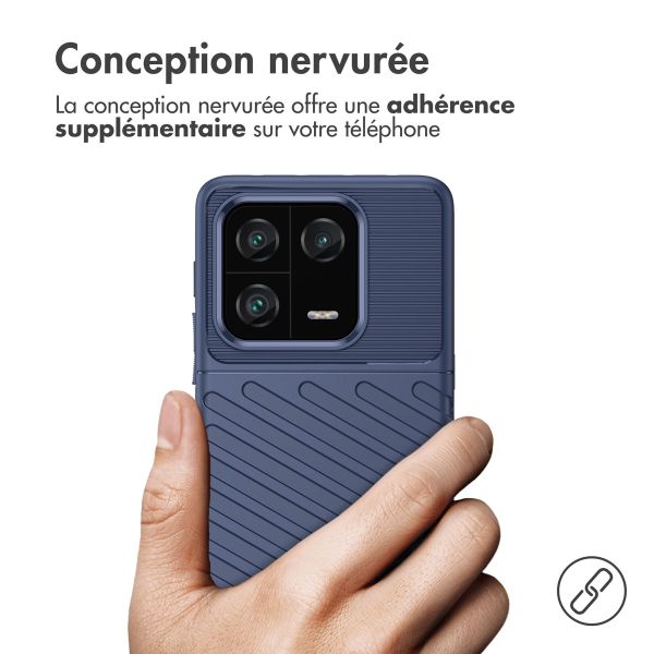 iMoshion Coque Arrière Thunder pour le Xiaomi 13 Pro - Bleu foncé