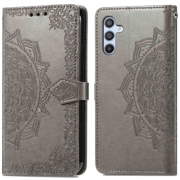 iMoshion Etui de téléphone portefeuille Mandala Samsung Galaxy A34 (5G) - Gris