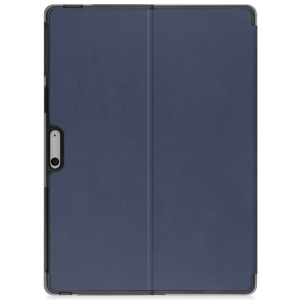 imoshion Coque tablette Trifold Microsoft Surface Pro 9 / Pro 10 - Bleu foncé