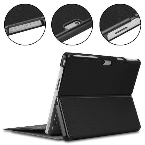 imoshion Coque tablette Trifold Microsoft Surface Pro 9 / Pro 10 - Noir