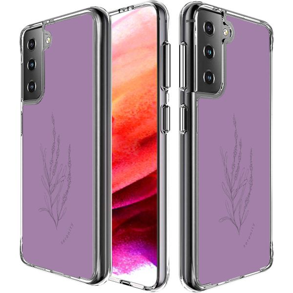 imoshion Coque Design Samsung Galaxy S21 FE - Floral Purple