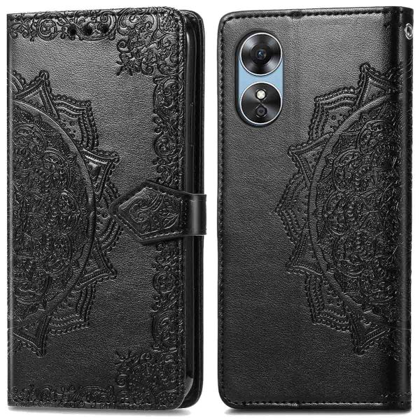 iMoshion Etui de téléphone portefeuille Mandala Oppo A17 - Noir