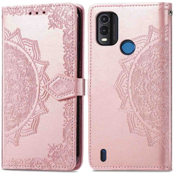 iMoshion Etui de téléphone portefeuille Mandala Nokia G11 Plus - Rose Dorée