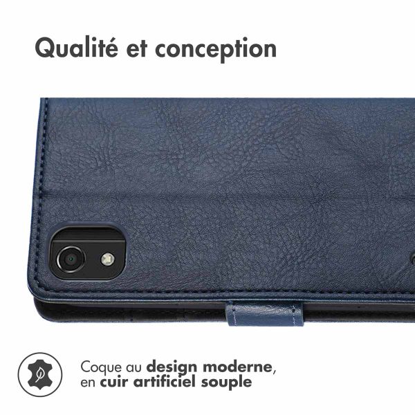 iMoshion Étui de téléphone portefeuille Luxe Nokia C2 2nd Edition - Bleu foncé