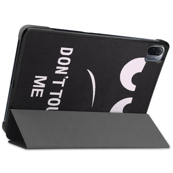 imoshion Coque tablette Trifold Xiaomi Pad 5 / 5 Pro - Don't touch