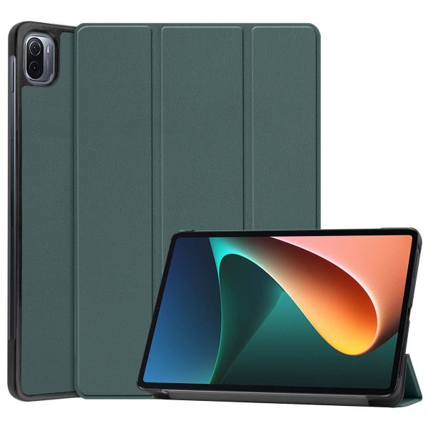 iMoshion Coque tablette Trifold Xiaomi Pad 5 / 5 Pro - Vert foncé