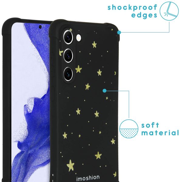 imoshion Coque Design avec cordon Samsung Galaxy S23 Plus - Stars Gold