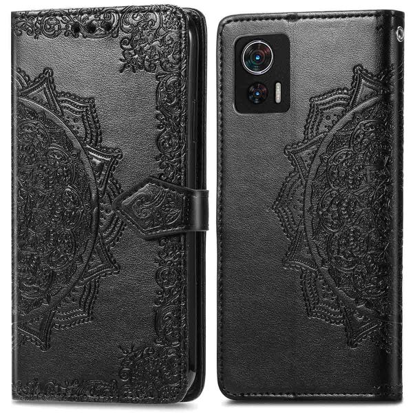 iMoshion Etui de téléphone portefeuille Mandala Motorola Edge 30 Neo - Noir