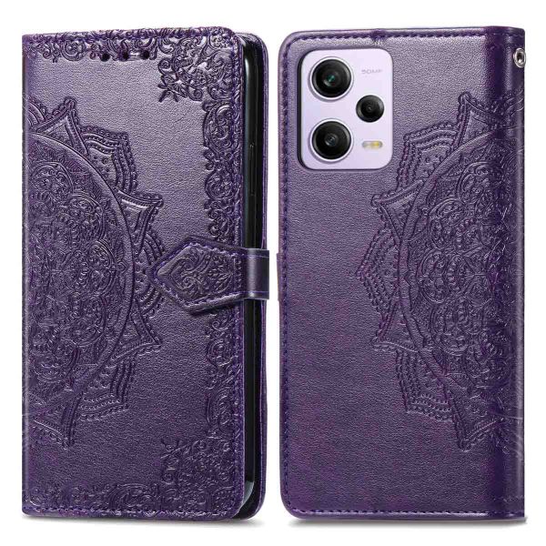 iMoshion Etui de téléphone portefeuille Mandala Xiaomi Redmi Note 12 Pro Plus - Violet