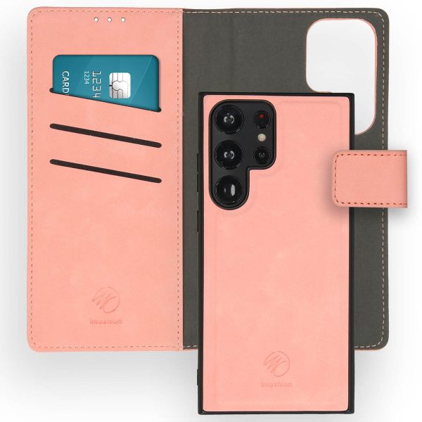 iMoshion Etui de téléphone de luxe 2-en-1 amovible Samsung Galaxy S23 Ultra - Rose