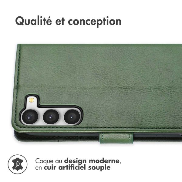 imoshion Étui de téléphone portefeuille Luxe Samsung Galaxy S23 - Vert