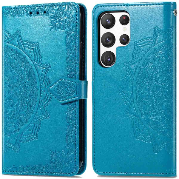 iMoshion Etui de téléphone portefeuille Mandala Samsung Galaxy S23 Ultra - Turquoise