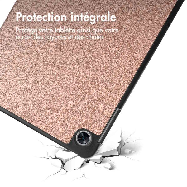 iMoshion Coque tablette Trifold Oppo Pad Air - Rose Dorée