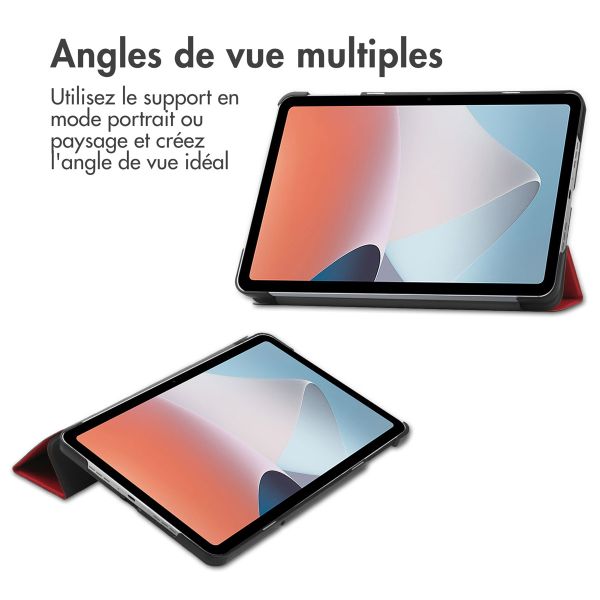 iMoshion Coque tablette Trifold Oppo Pad Air - Rouge