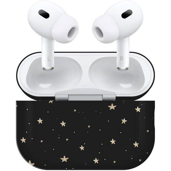 iMoshion Coque Hardcover Design AirPods Pro 2 - Stars Gold