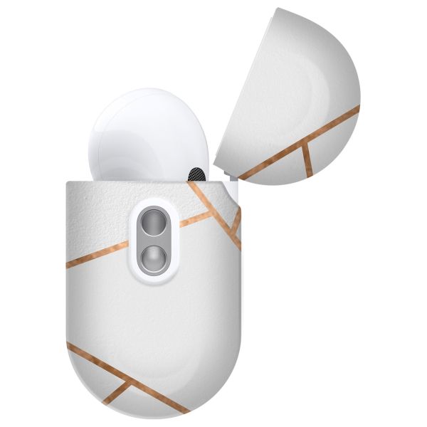 imoshion Coque Hardcover Design AirPods Pro 2 - White Graphic