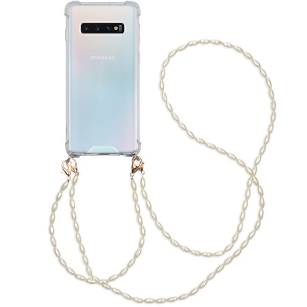 imoshion Coque avec dragonne + ﻿bracelet - Perles Galaxy S10