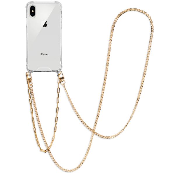 imoshion Coque avec cordon + bracelet - Chaîne iPhone Xs / X - Dorée