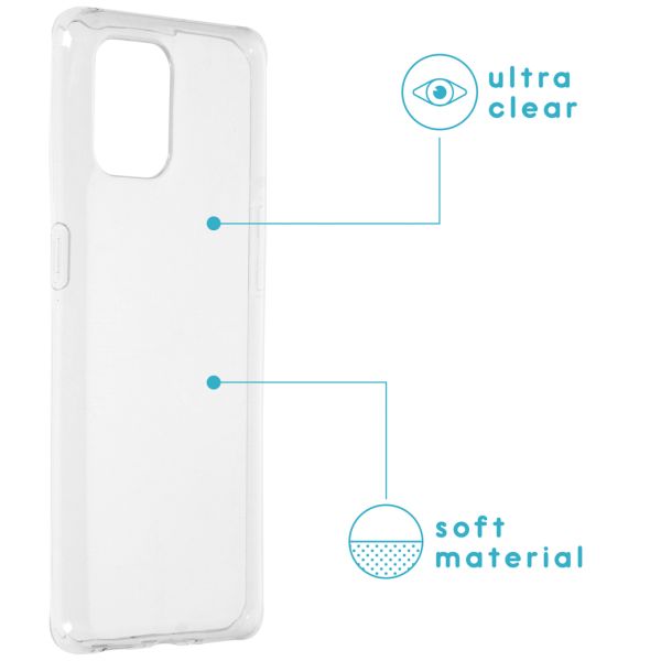 imoshion Coque silicone Oppo Find X3 Pro 5G - Transparent