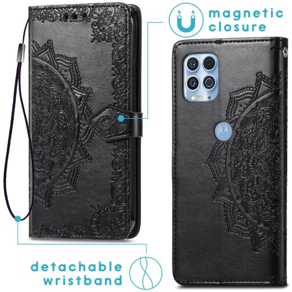 iMoshion Etui de téléphone Mandala Motorola Moto G100 - Noir