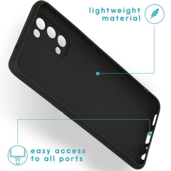 imoshion Coque Couleur Oppo Find X3 Lite - Noir