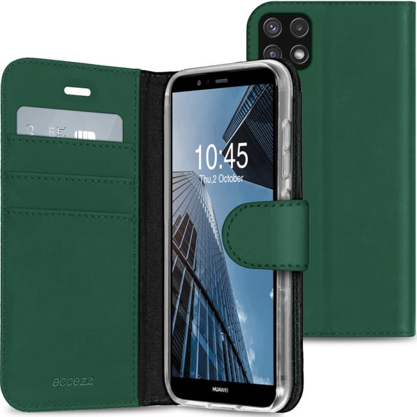Accezz Étui de téléphone Wallet Samsung Galaxy A22 (5G) - Vert
