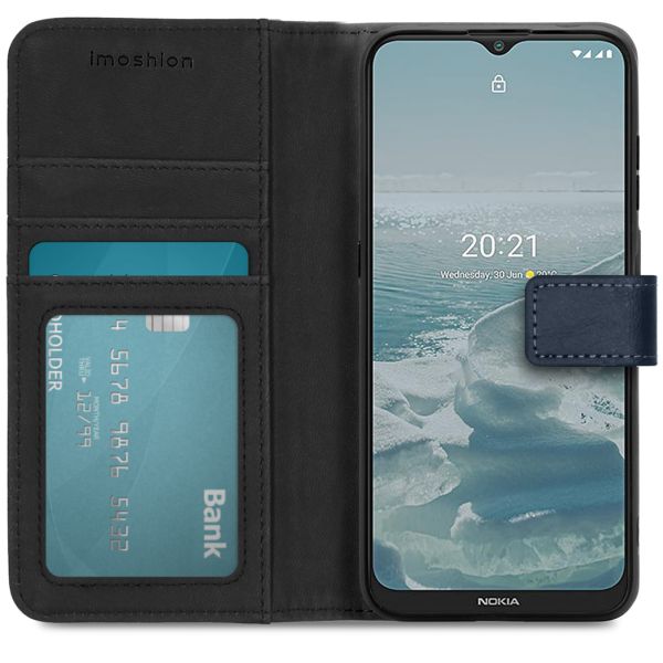 iMoshion Étui de téléphone portefeuille Luxe Nokia G10 / G20 - Bleu foncé