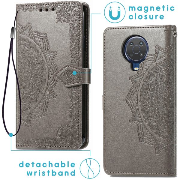 iMoshion Etui de téléphone Mandala Nokia G10 / G20 - Gris